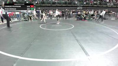 112 lbs Quarterfinal - Charles Polifrone, Olympic vs Ryan Morgan, Orchard South WC