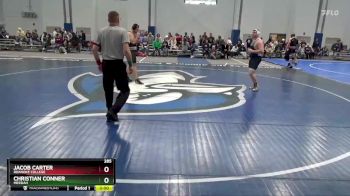 285 lbs Cons. Round 3 - Christian Conner, Messiah vs Jacob Carter, Roanoke College