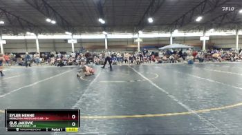 82 lbs Round 2 (4 Team) - Syler Henne, Middleton Wrestling Club vs Gus Jakovic, Team Northwest