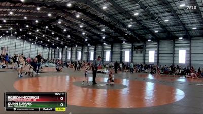 50 lbs Finals (8 Team) - Quinn Supanik, Team Ohio Scarlet vs Roselyn McCorkle, Indiana Inferno Black