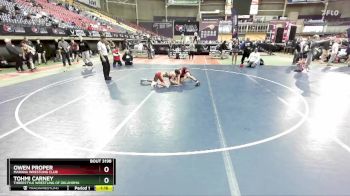 132 lbs Champ. Round 3 - Owen Proper, Marana Wrestling Club vs Tohmi Carney, Threestyle Wrestling Of Oklahoma