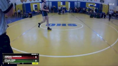 132 Gold Round 3 - Jordan Harrison, Lake Gibson vs Ethan King, Camden County