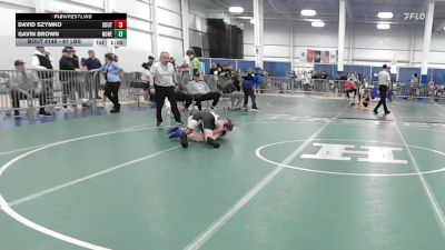 97 lbs Round Of 16 - David Szymko, Southside WC vs Gavin Brown, None