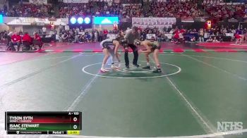 A - 103 lbs Champ. Round 1 - Isaac Stewart, Frenchtown vs Tyson Syth, Sidney / Fairview