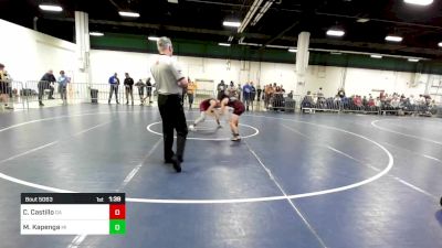 120 lbs Round Of 128 - Connor Castillo, GA vs Malachi Kapenga, MI
