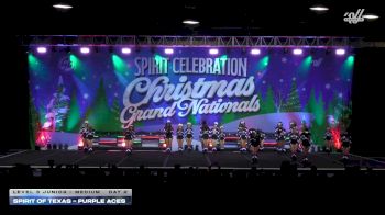 Spirit of Texas - Purple Aces [2025 L3 Junior - Medium Day 2] 2025 Spirit Celebration Christmas Grand Nationals