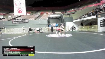 113 lbs Cons. Round 2 - Raymond Carbajal, Terminators Wrestling Club vs Lucas Carbajal, Temecula Valley High School Wrestling