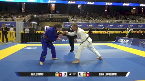 Mark E Hurshman vs Paul Stamas 2026 Pan Jiu Jitsu IBJJF Championship