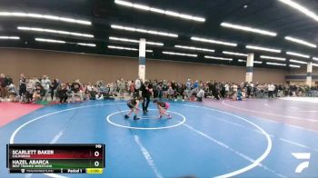 69-72 lbs Round 2 - Hazel Abarca, Best Trained Wrestling vs Scarlett Baker, California