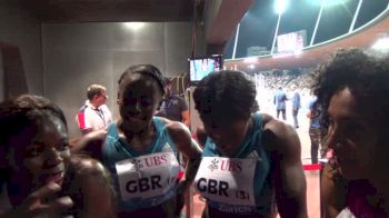 GBR 4X1 women on National Record in Zurich.