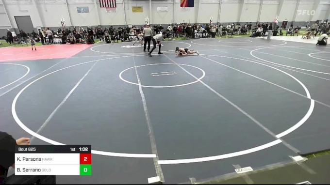 98 lbs Quarterfinal - Kai Parsons, Hawkeye WC vs Berdji Serrano ...