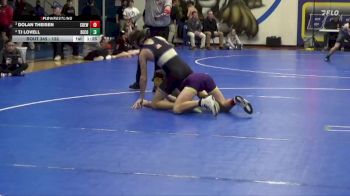 132 lbs Semifinal - Dolan Theisen, Central DeWitt vs TJ Lovell, Benton Community