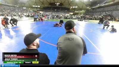 49 lbs Cons. Round 2 - Royce Reyes, Victory Wrestling-Central WA vs Jesus Torres, Victory Wrestling-Central WA