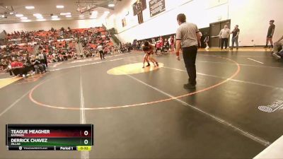 113 lbs 5th Place Match - Teague Meagher, Kamiakin vs Derrick Chavez, Zillah