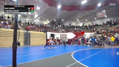 120 lbs Champ. Round 2 - Michael Gross, Switzerland Co vs Max Adams, Unattached