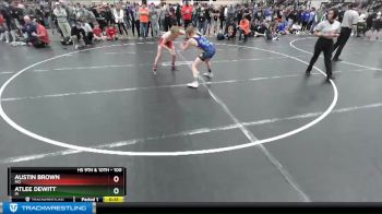 100 lbs Cons. Round 6 - Austin Brown, MO vs Atlee DeWitt, IA