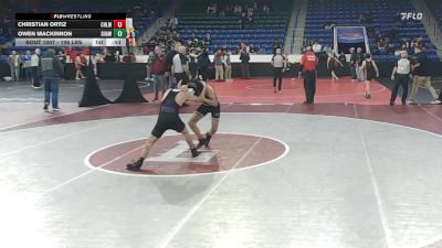 106 lbs Round Of 64 - Christian Ortiz, Chelmsford vs Owen MacKinnon, Shawsheen