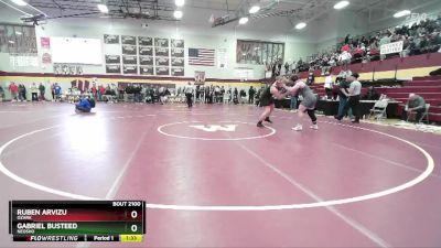 215 lbs Champ. Round 2 - Ruben Arvizu, OZARK vs Gabriel Busteed, NEOSHO