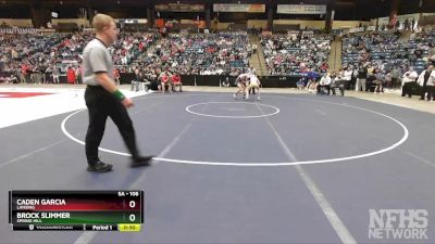 5A - 106 lbs Cons. Semi - Caden Garcia, Lansing vs Brock Slimmer, Spring Hill