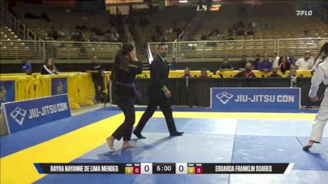 Eduarda Franklin Soares vs Rayra Nayanne De Lima Mendes 2025 Pan Jiu Jitsu IBJJF Championship