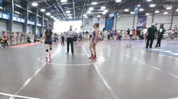 114 lbs Rr Rnd 2 - Gabrielle Ruedy, Diesel Wrestling Academy Orange vs Sarah Vehar, MF Angels