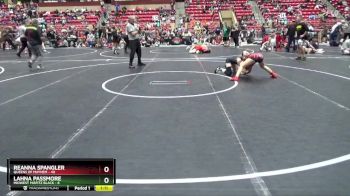 105 lbs Round 3 (6 Team) - Reanna Spangler, Queens Of Mayhem vs Lahna Passmore, Midwest Misfitz Black