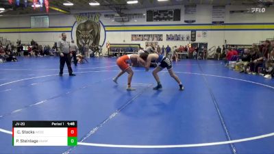 JV-20 lbs Round 2 - Caleb Stocks, West Delaware, Manchester vs Philip Steinlage, Anamosa