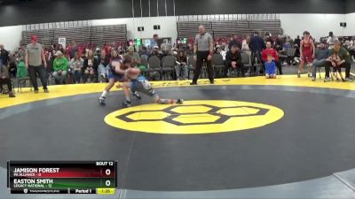 105 lbs Round 3 (8 Team) - Jamison Forest, PA Alliance vs Easton Smith, Legacy National