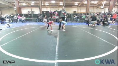 46-50 lbs Consolation - Madelyn Fortney, Duncan Demon Wrestling vs Kenzie Davis, Marlow Outlaws