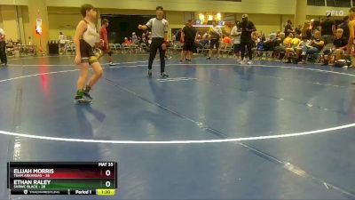 100 lbs Round 5 (8 Team) - Elijah Morris, Team Arkansas vs Ethan Raley, SVRWC Black