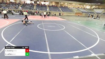 65 lbs Quarterfinal - Colby Dudding, Randal Youth WC vs Kooper Jeffers, West Amarillo WC