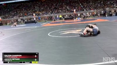 D4-113 lbs Champ. Round 1 - Kaydyn Betham, Lakeview HS vs Dalton Champion, St Ignace-LaSalle HS