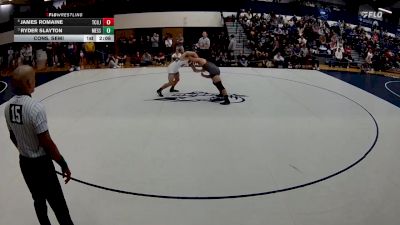 184 lbs Cons. Semi - James Romaine, Tcnj vs Ryder Slayton, Messiah