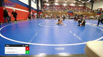 76 lbs Rr Rnd 2 - Eli Hammer, Wagoner Takedown Club vs Jewels McClendon, Pirate Wrestling Club