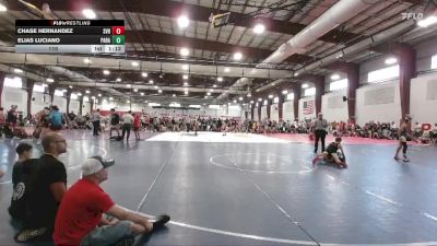 110 lbs Round 3 (8 Team) - Chase Hernandez, Steel Valley Renegades vs Elias Luciano, Parabellum MS