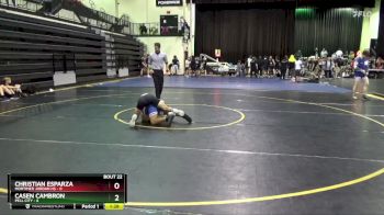 144 lbs Placement - Casen Cambron, Pell City vs Christian Esparza, Mortimer Jordan HS