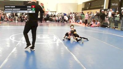 44 lbs Rr Rnd 2 - Gavin Tobin, CT Whale Orca - K3 vs Jackson Merkert, Mat Assassins - K3