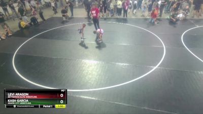 39-41 lbs Round 1 - Kash Garcia, Adams City Wrestling vs Levi Aragon, Betterman Elite Wrestling