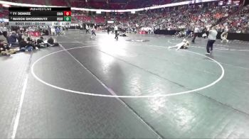 D3-144 lbs Champ. Round 1 - Ty Dennee, Crandon vs Mason Groskreutz, Westfield Area