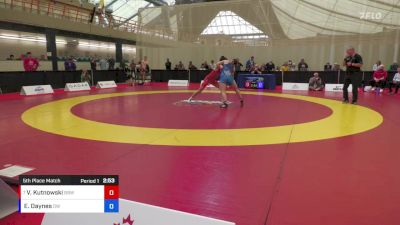 65 kg 5th Place Match - Vivian Kutnowski, Black Bears WC vs Ellise Daynes, Dinos WC