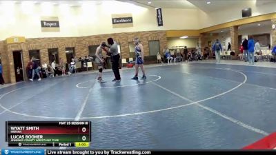 135 lbs Cons. Round 3 - Lucas Booher, Jennings County Wrestling Club vs Wyatt Smith, Indiana