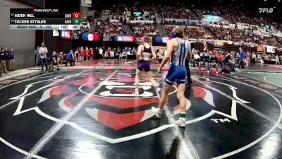 A - 103 lbs Cons. Round 2 - Tucker Stygles, Havre vs Aiden Hill, Laurel