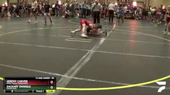 85 lbs Quarterfinal - Jeremy Carver, Steel Valley Renegades vs Zackary Swingle, Pohatcong