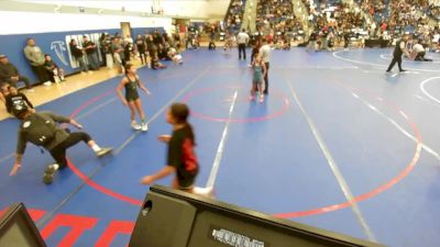 75 lbs Semifinal - Sofia Munoz, Cal Grapplers Wrestling Club vs Zoey Clifton, Legacy Wrestling Center