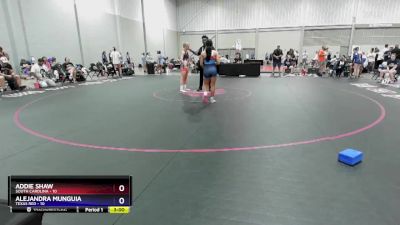 100 lbs Round 1 (6 Team) - Addie Shaw, South Carolina vs Alejandra Munguia, Texas Red