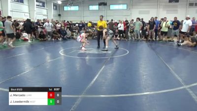 102 lbs Pools - Jadiel Mercado, Lumberyard (NY) vs Jacob Lowdermilk, West Virginia Wild