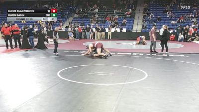 215 lbs Round Of 32 - Jacob Blacksburg, Westford Academy vs Owen Sasin, Canton