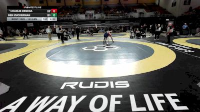 144 lbs Semifinal - Charlie Desena, Lake Highland Prep vs Ben Zuckerman, Greens Farms Academy