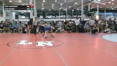 140 lbs 3rd Place - Trey Salvaggio, TNWC Griffin - HSC vs Jack Silfies, State College - HSC