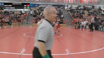 184 lbs Champ. Round 1 - Cole Lang, Shippensburg vs Cole Casilio, Kutztown